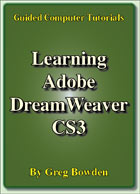 tutorials to teach or learn Adobe DreamWeaver CS3