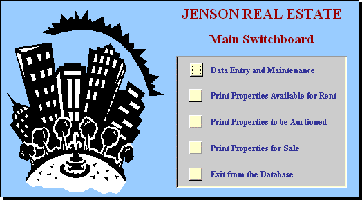 switchboards in Microsoft Access 2003