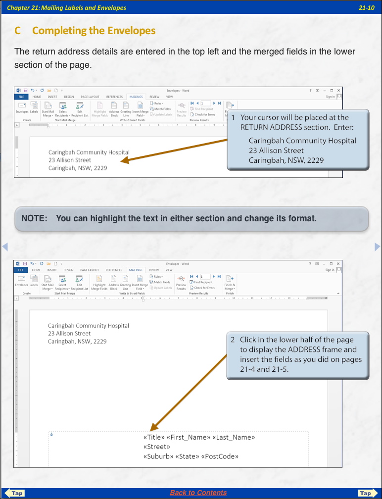 Learning Microsoft Word 2013 ipad 5