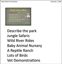 Microsoft PowerPoint 2011 speaker and handout notes