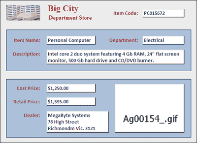 Microsoft Access 2007 forms
