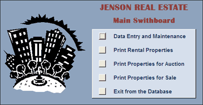 Microsoft Access 2007 switchboards